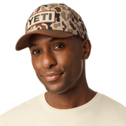 YETI® Wetlands Camo Logo Badge Mid Pro Flat Brim Hat